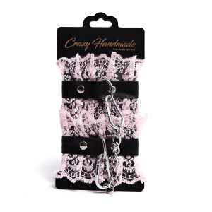 Оковы "Crazy Handmade" розовое кружево
